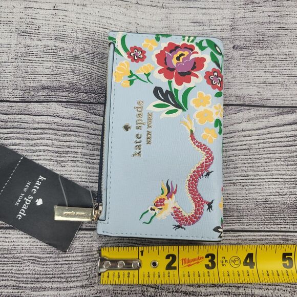 Kate Spade Lunar Year Of The Dragon Bifold Wallet NWT! Gorgeous!! KE689 - Picture 7 of 7